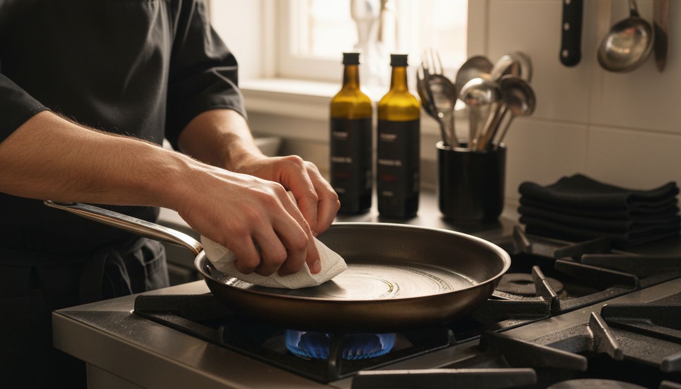seasoning pan process