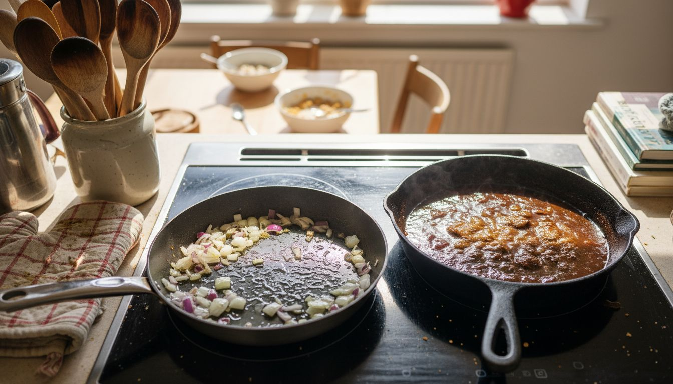 Carbon steel vs cast iron heat speed