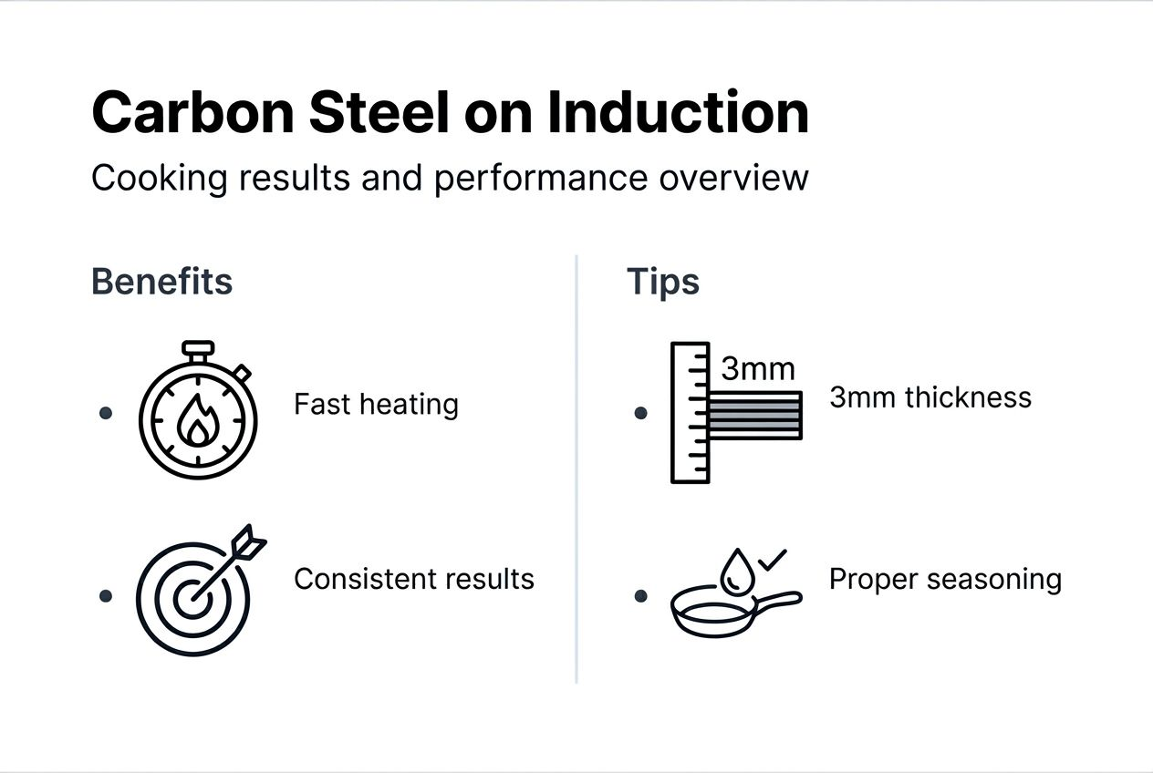 Infographic shows induction cookware performance