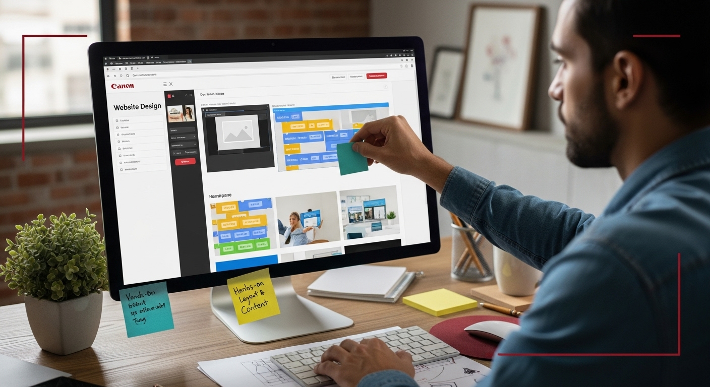 website builder design process