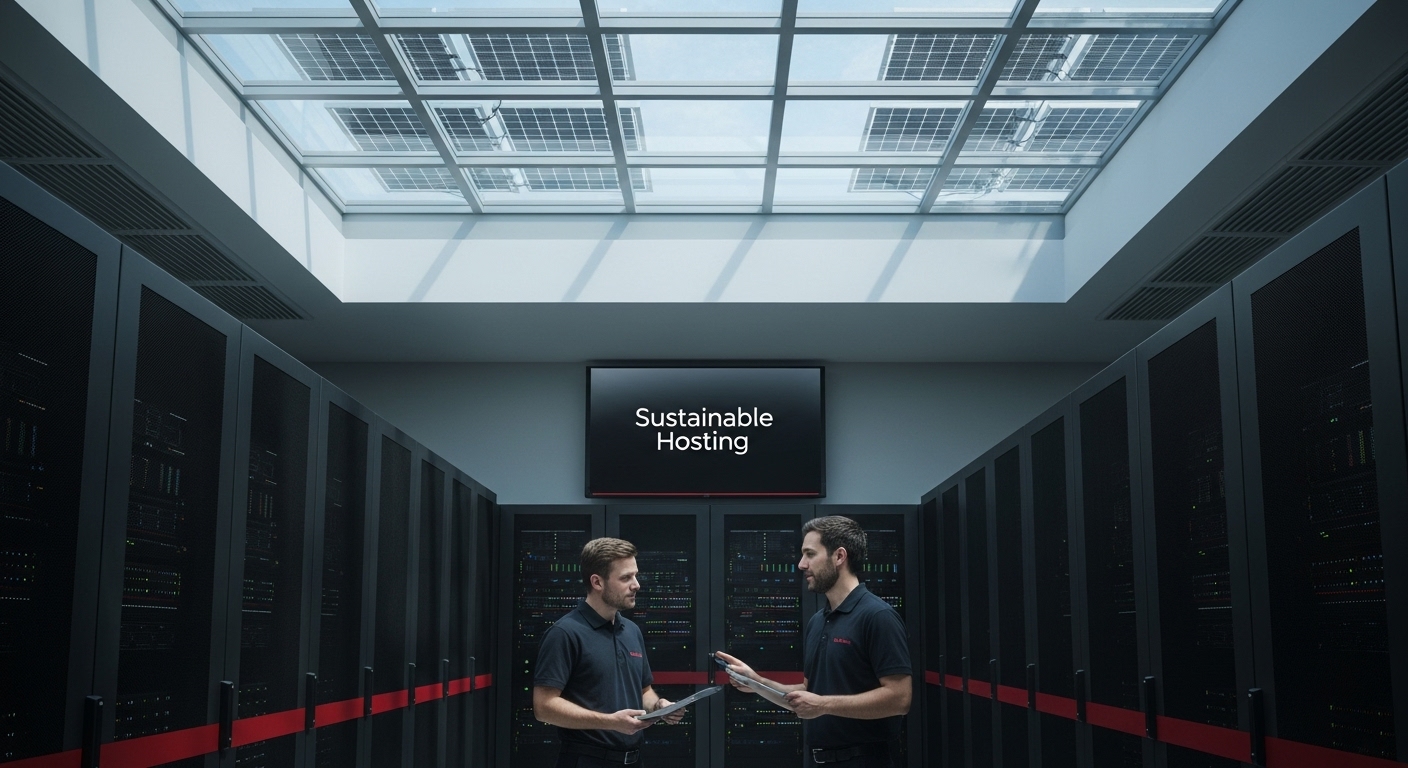 sustainable data center staff