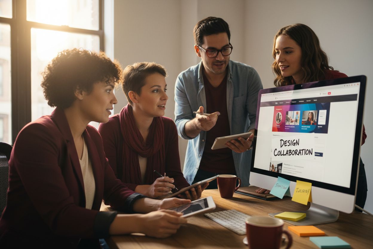 website design collaboration team