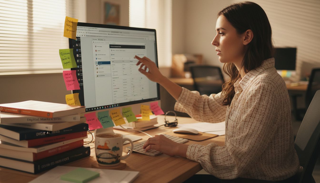 Marketer configuring ethical tracking tools