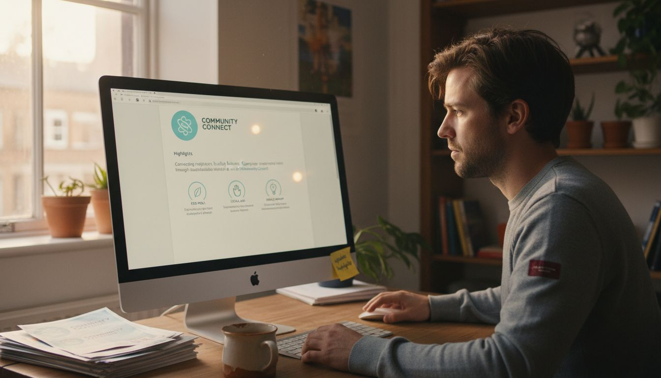 Editing nonprofit Instagram profile on desktop