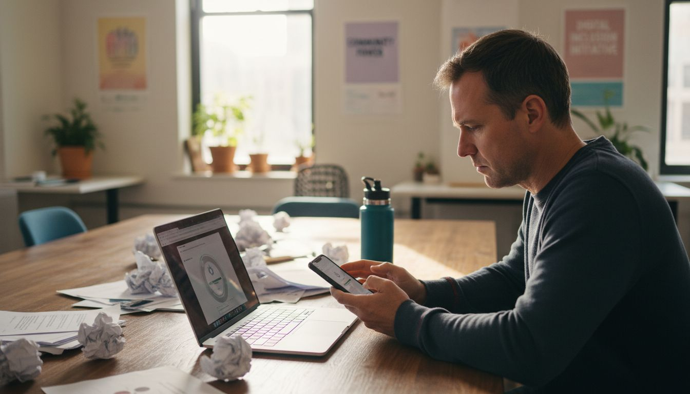 Web manager checks mobile website speed audit