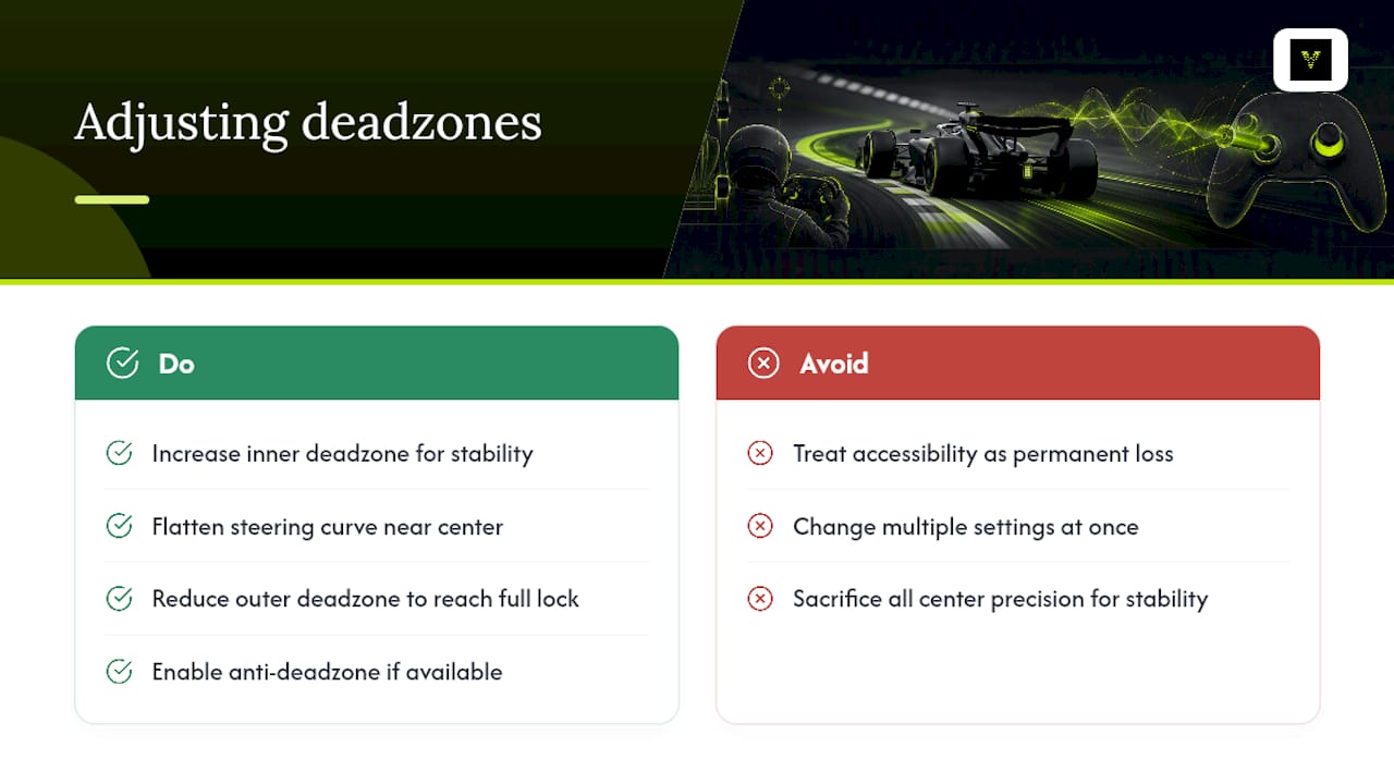 How Do You Adjust Deadzone Settings for Accessibility Needs? — overview diagram