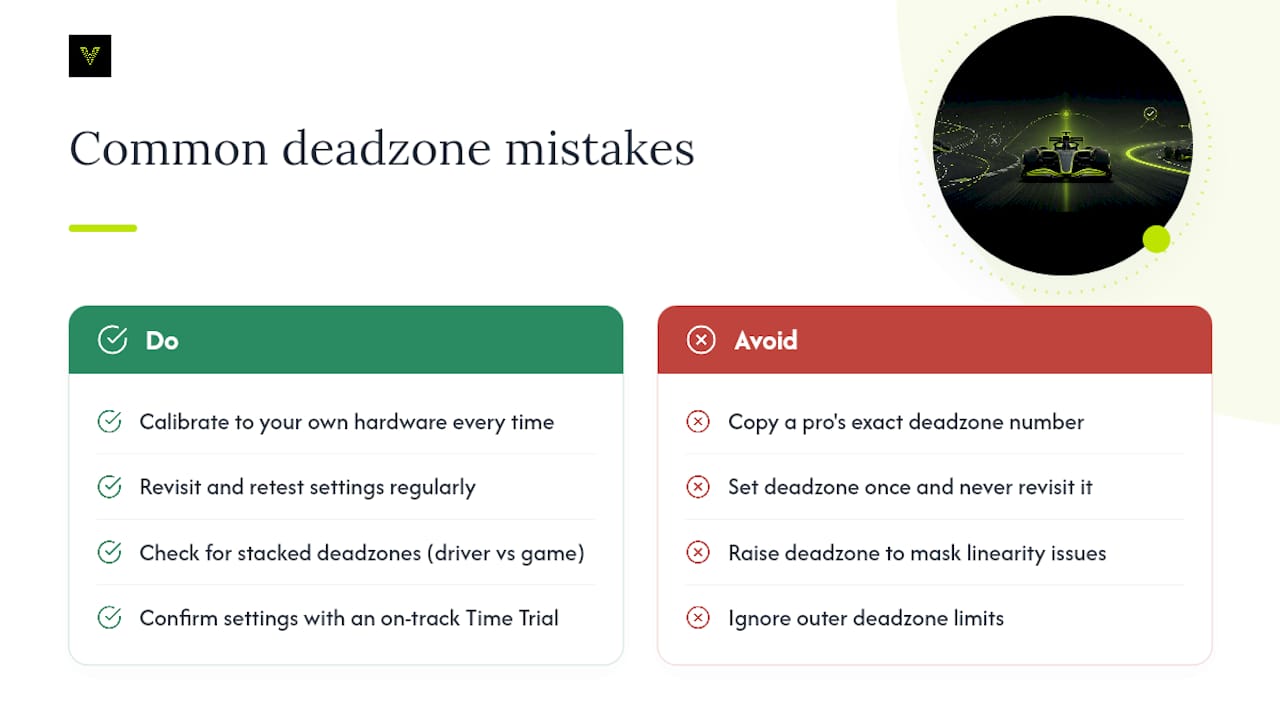 What Are the Most Common Deadzone Setting Mistakes? — overview diagram