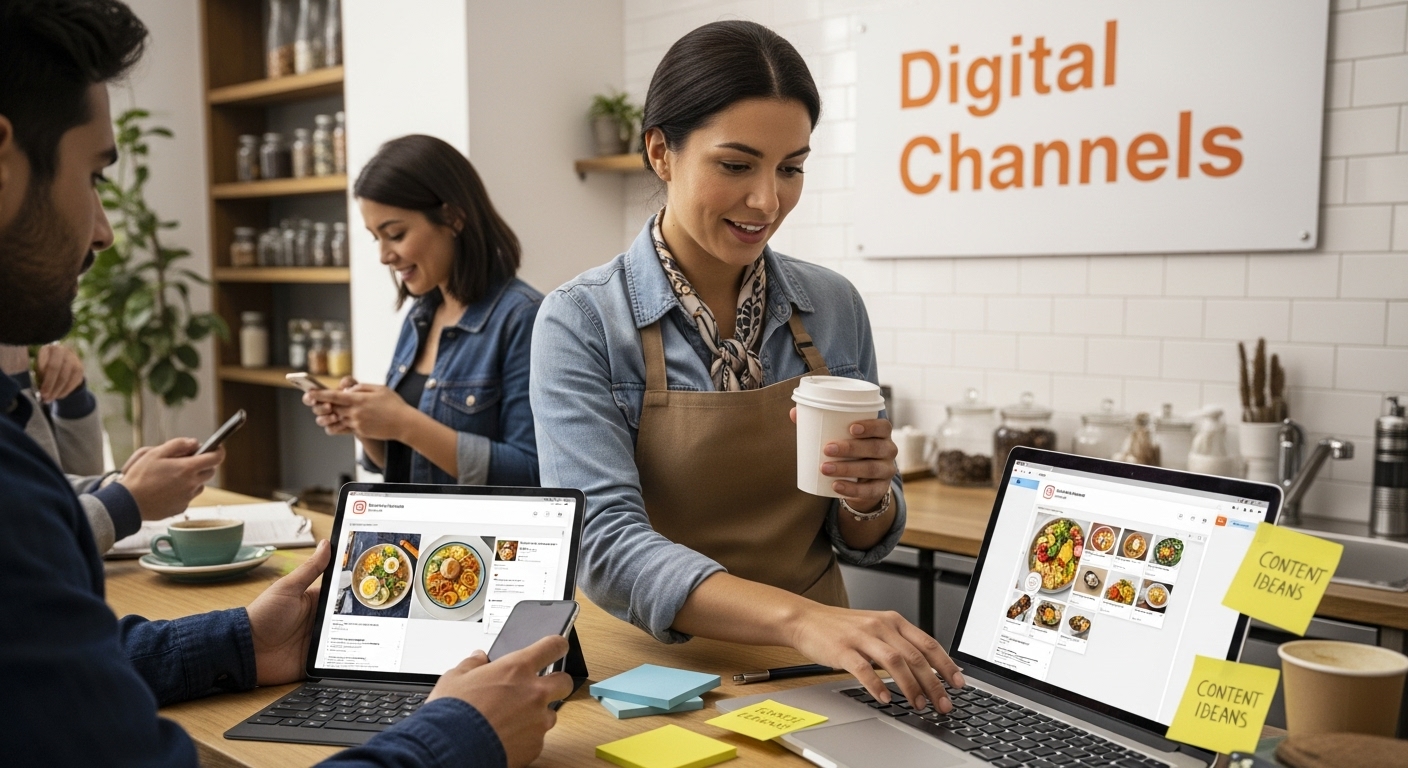 digital marketing implementation café