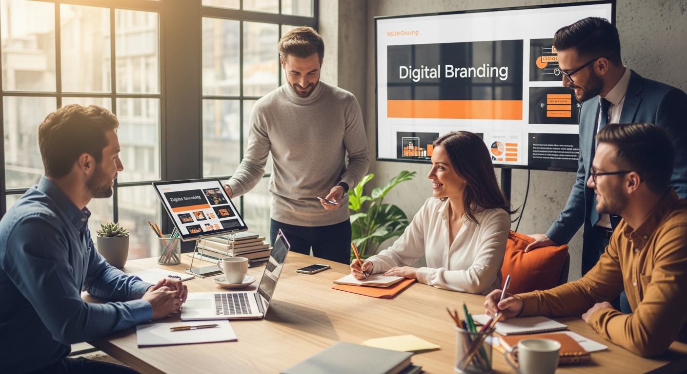 digital branding team office