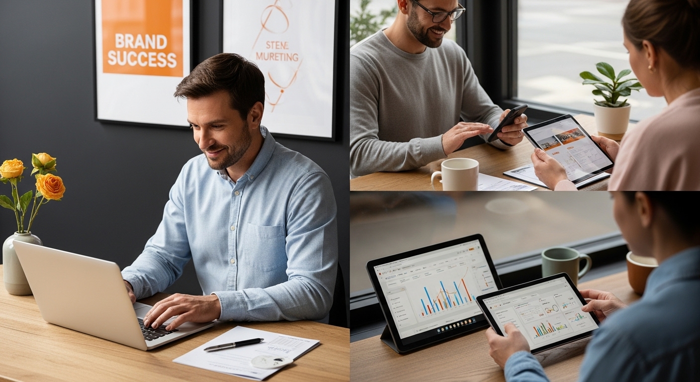 business owner multimedia success