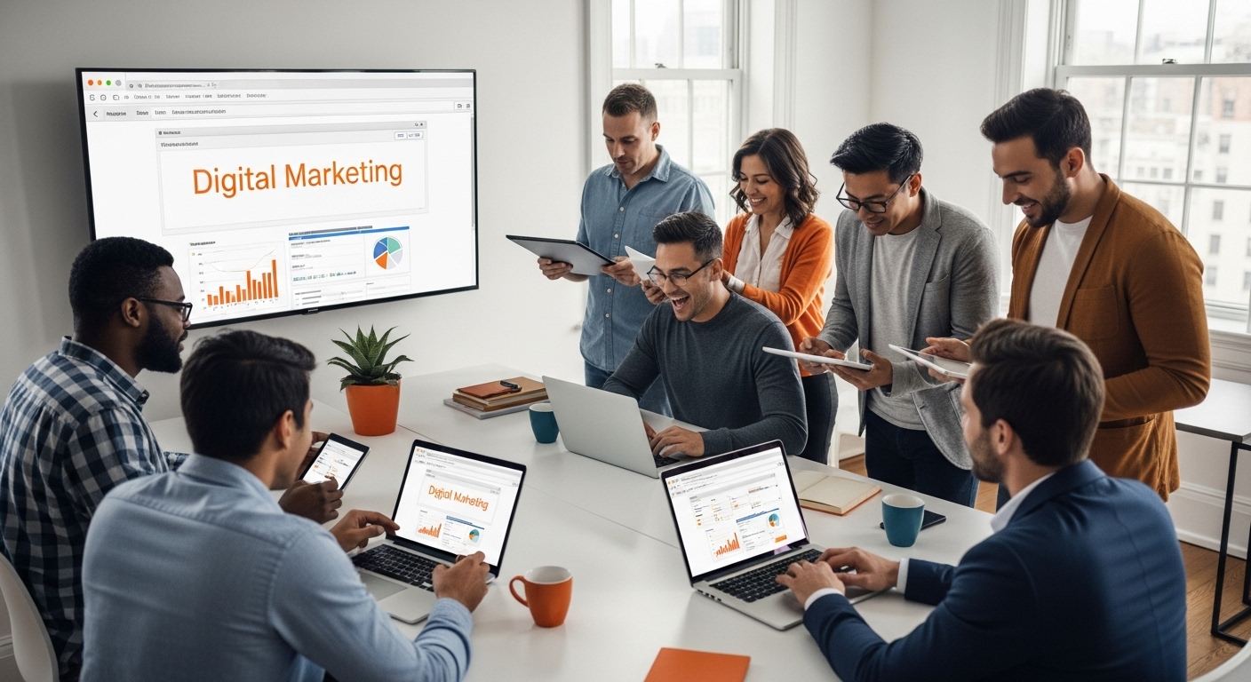 digital marketing teamwork