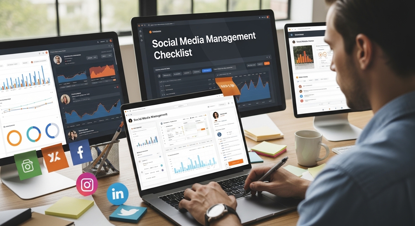 social media management checklist