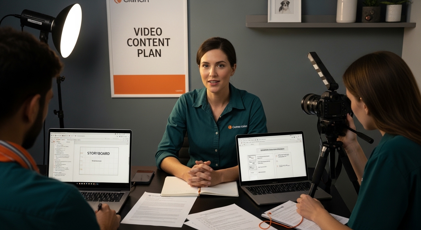 video planning filming regional business