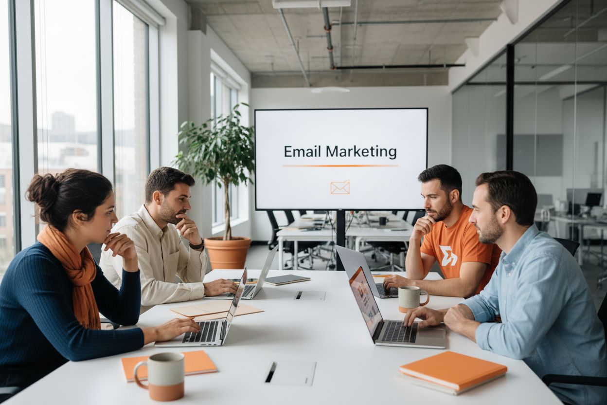 email marketing team meeting