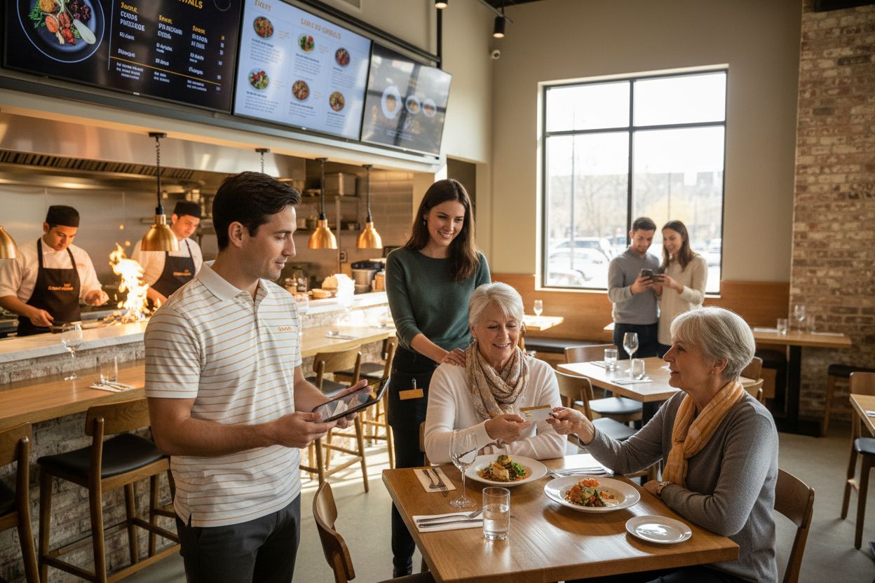 restaurant marketing types, digital engagement, human interaction