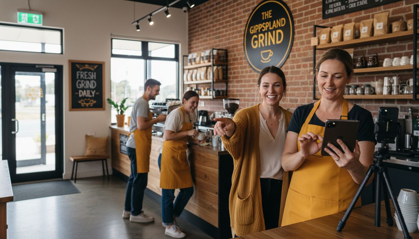 filming business behind-the-scenes