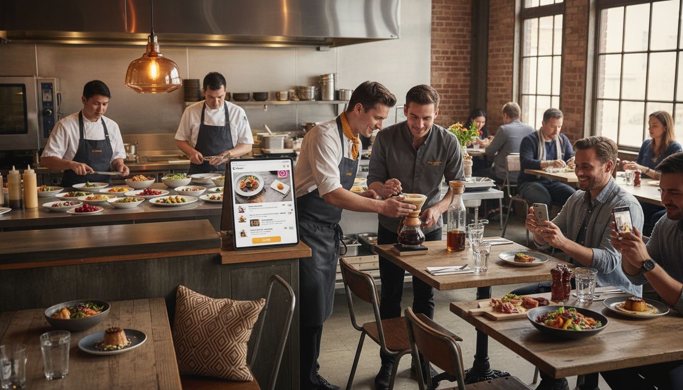 restaurant social media