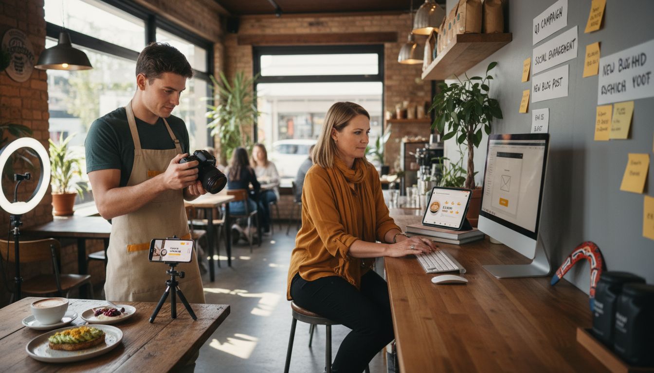 digital marketing workspace