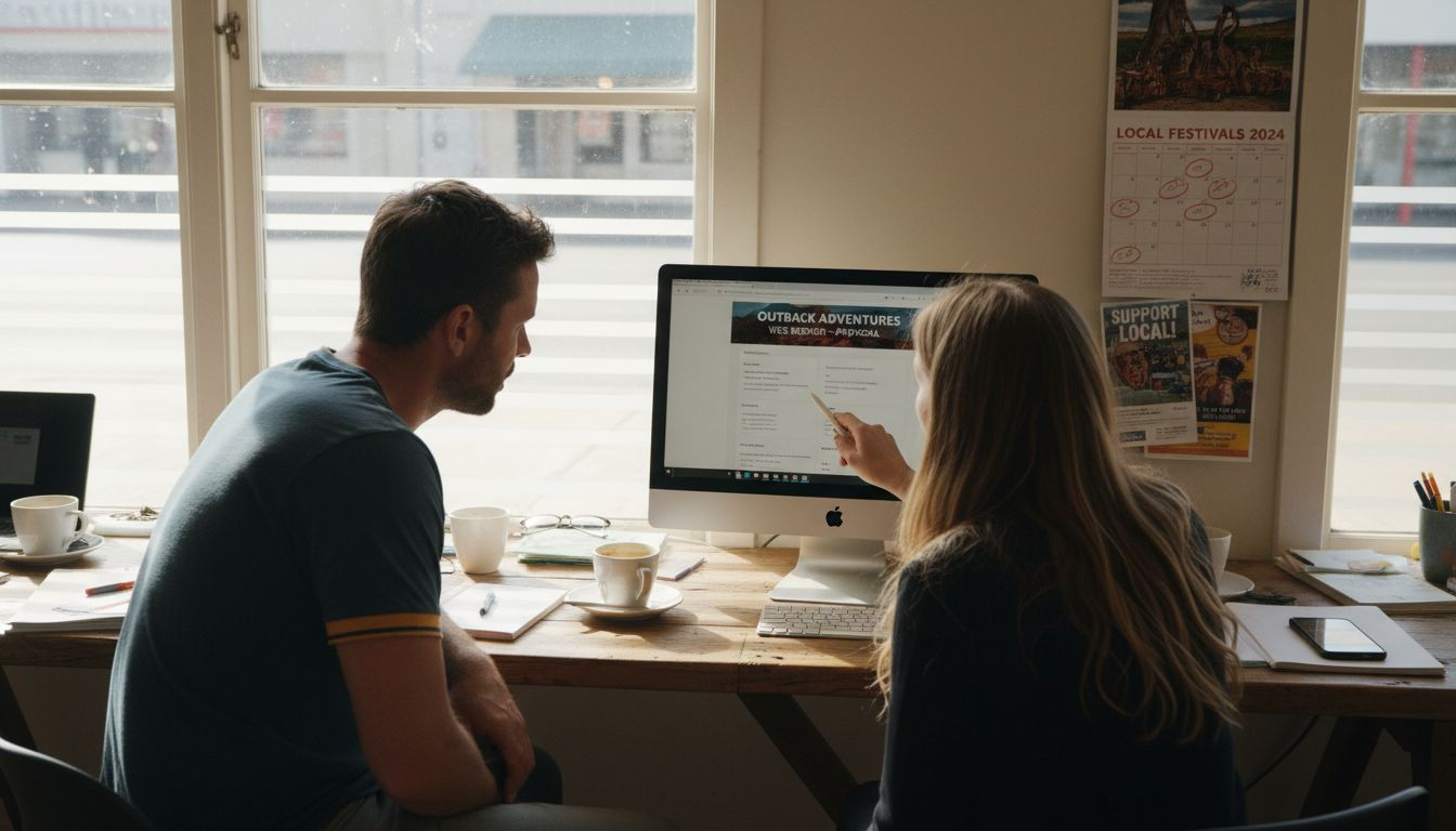 Team working in regional Australian agency office