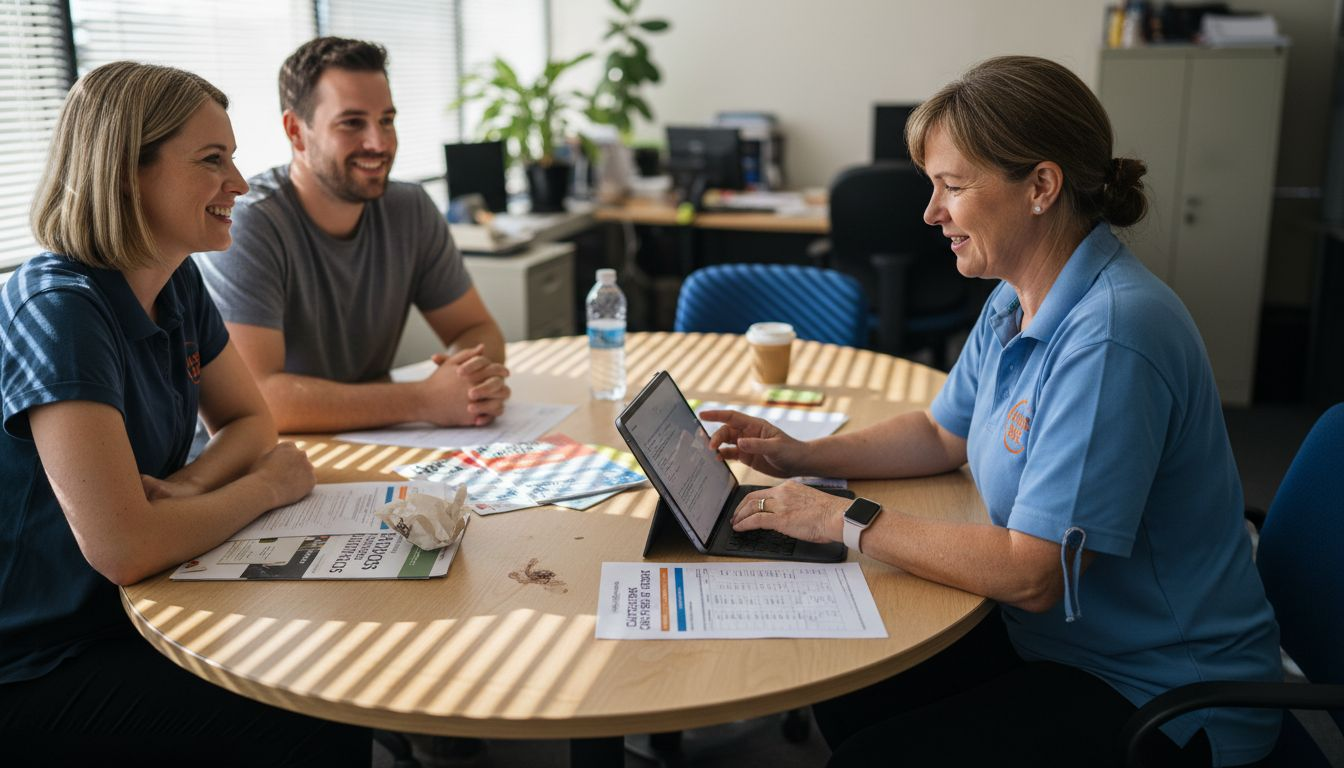 Local audience segment interview scene