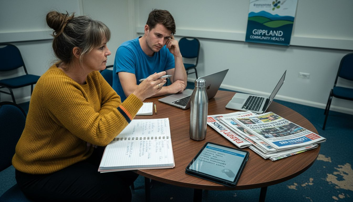 Small team discusses health marketing channels