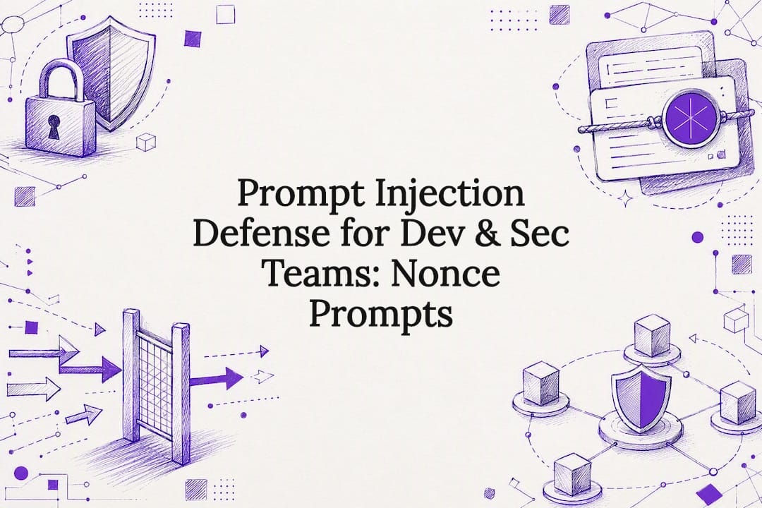 Prompt Injection Defense for Dev & Sec Teams: Nonce Prompts
