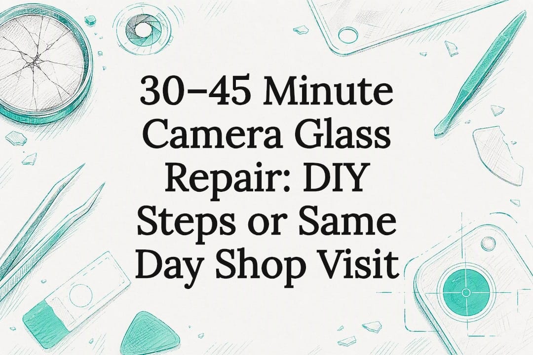 30–45 Minute Camera Glass Repair: DIY Steps or Same Day Shop Visit