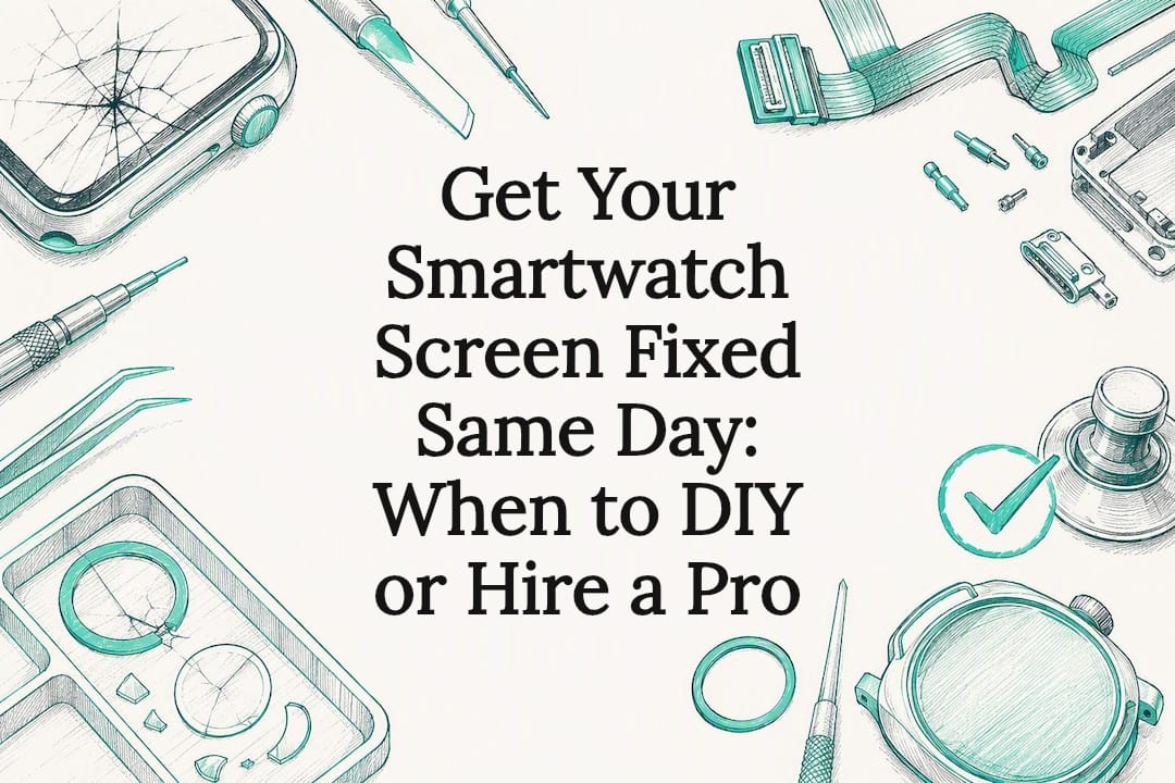 Get Your Smartwatch Screen Fixed Same Day: When to DIY or Hire a Pro