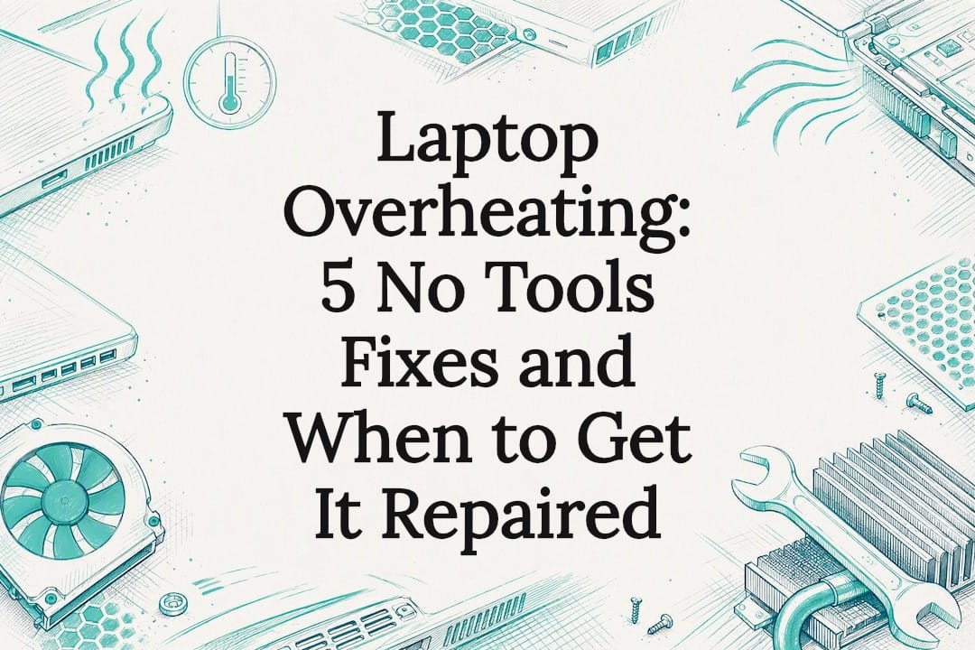 Laptop Overheating: 5 No Tools Fixes and When to Get It Repaired