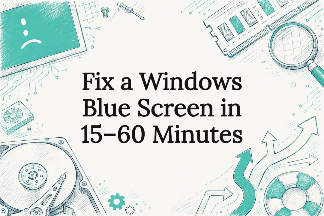 Fix a Windows Blue Screen in 15–60 Minutes