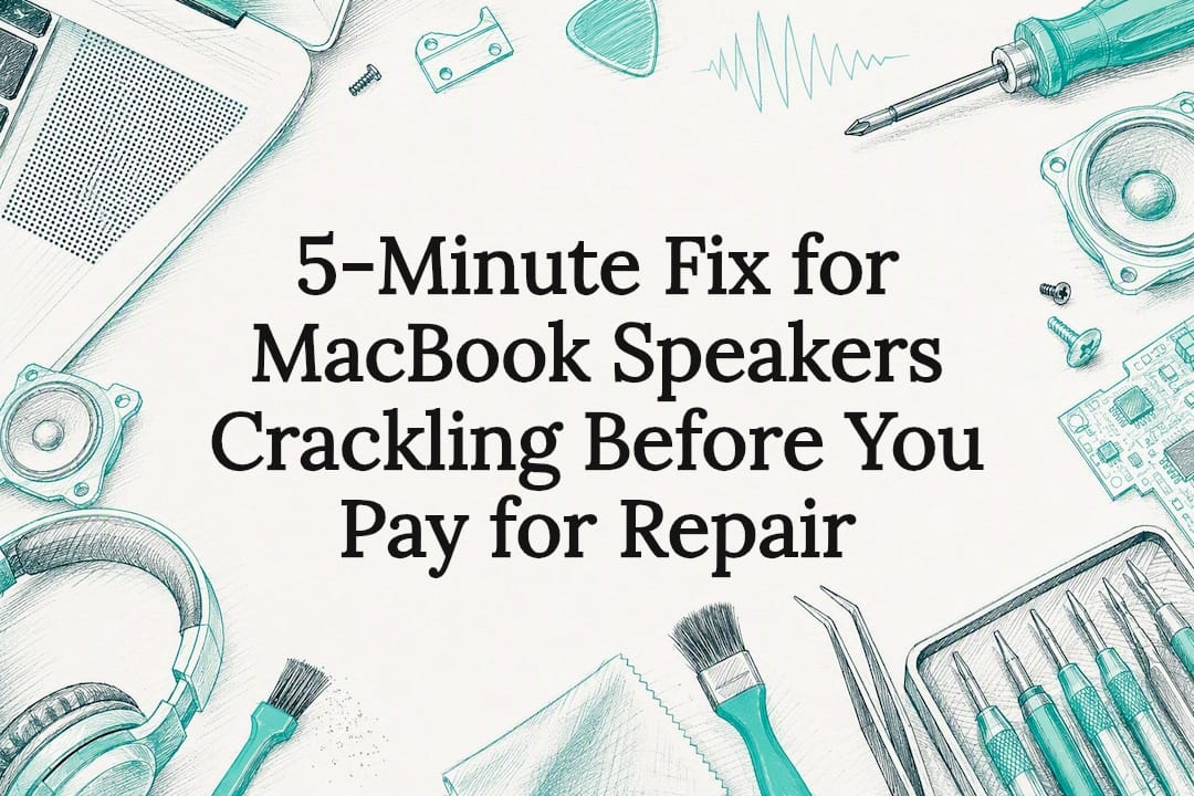 5-Minute Fix for MacBook Speakers Crackling Before You Pay for Repair