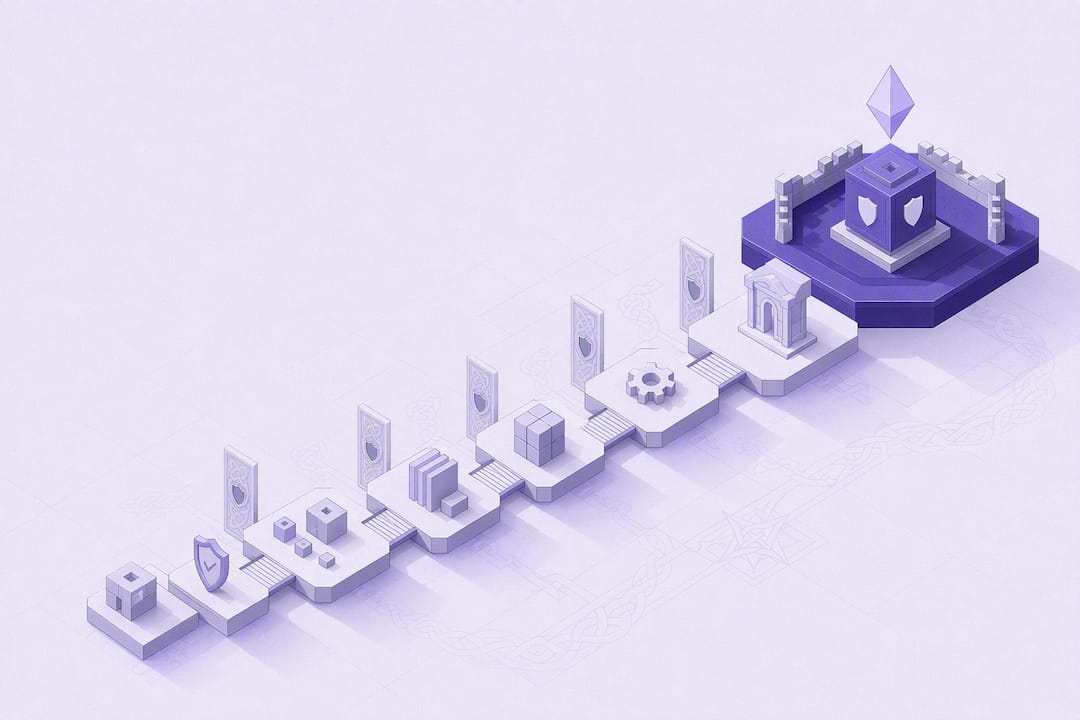 Isometric infrastructure security title card Isometric infrastructure security title card