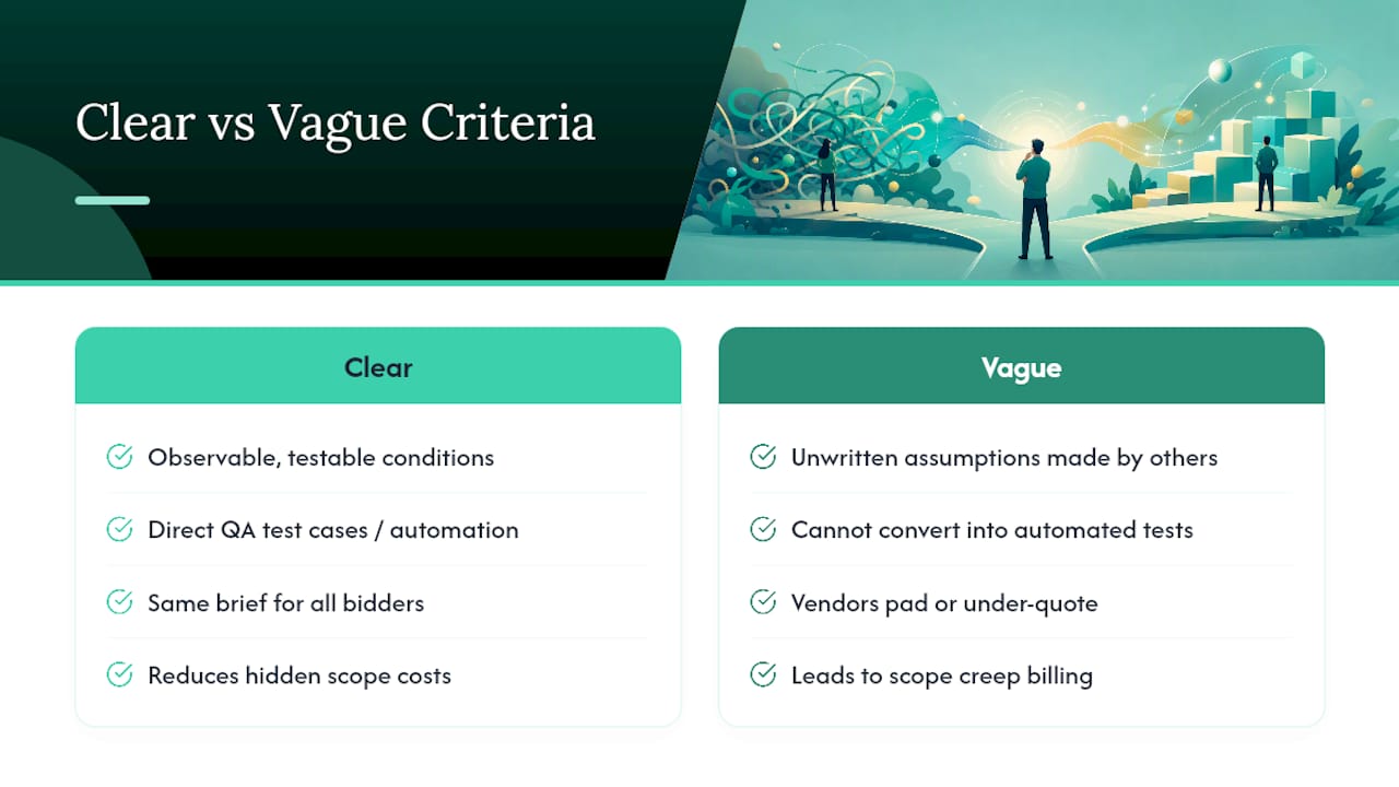 Why Do Acceptance Criteria Matter for Delivery and QA? — overview diagram