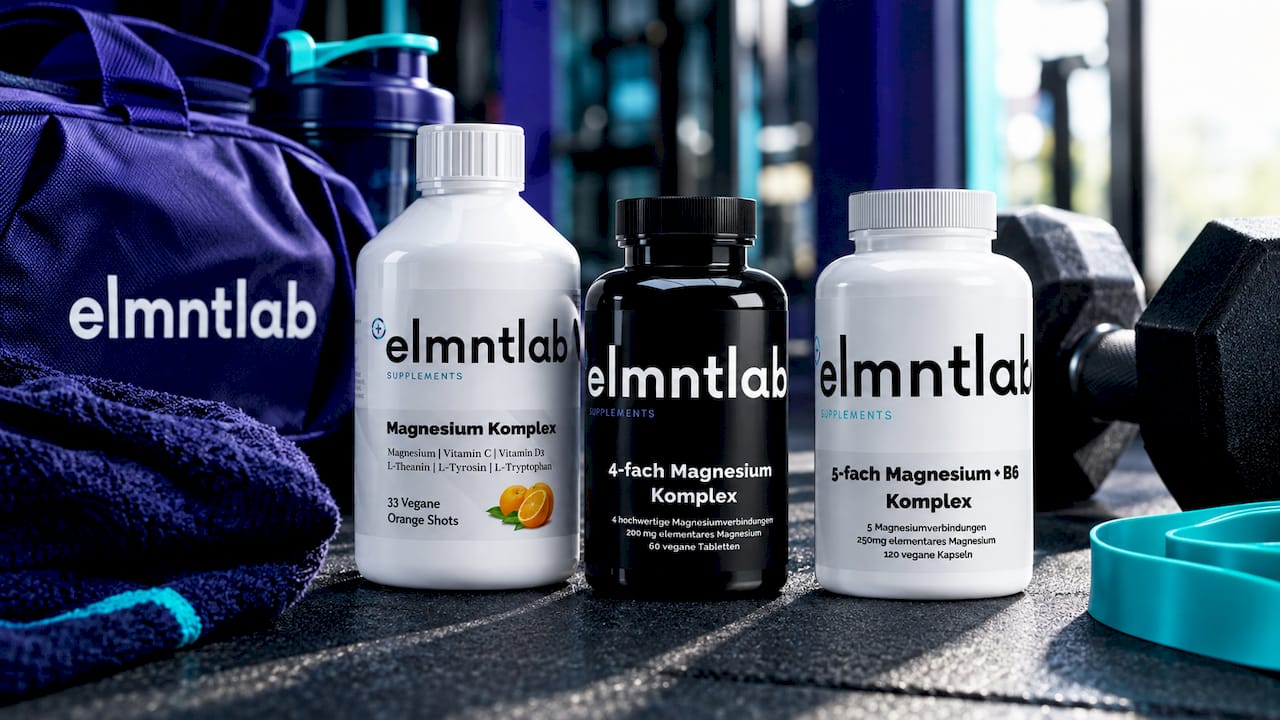 Magnesium Komplex Shots Plus+ 500 ml – flüssiges Magnesium | elmntlab