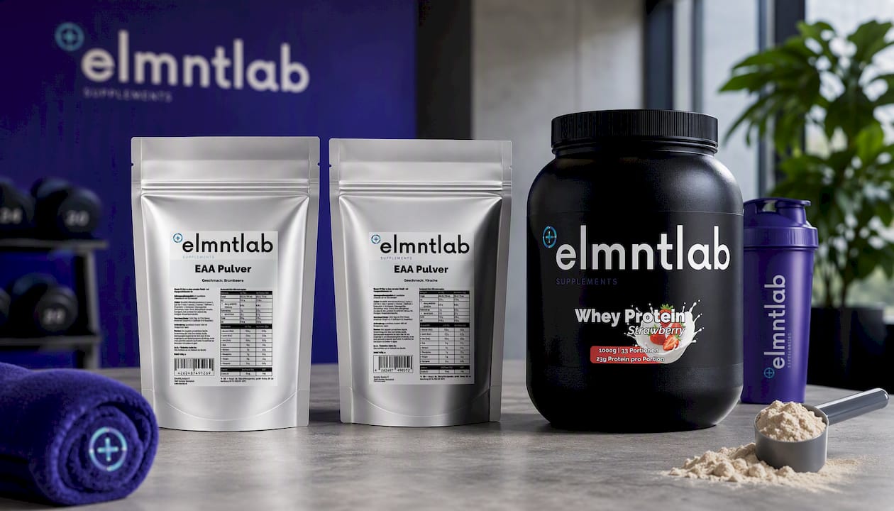 EAA Essentielle Aminosäuren Brombeere 500g | elmntlab