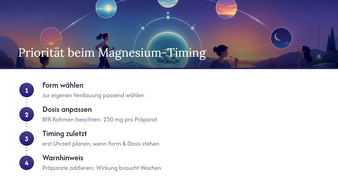 Was die meisten Ratgeber beim Thema Magnesium-Timing übersehen — overview diagram