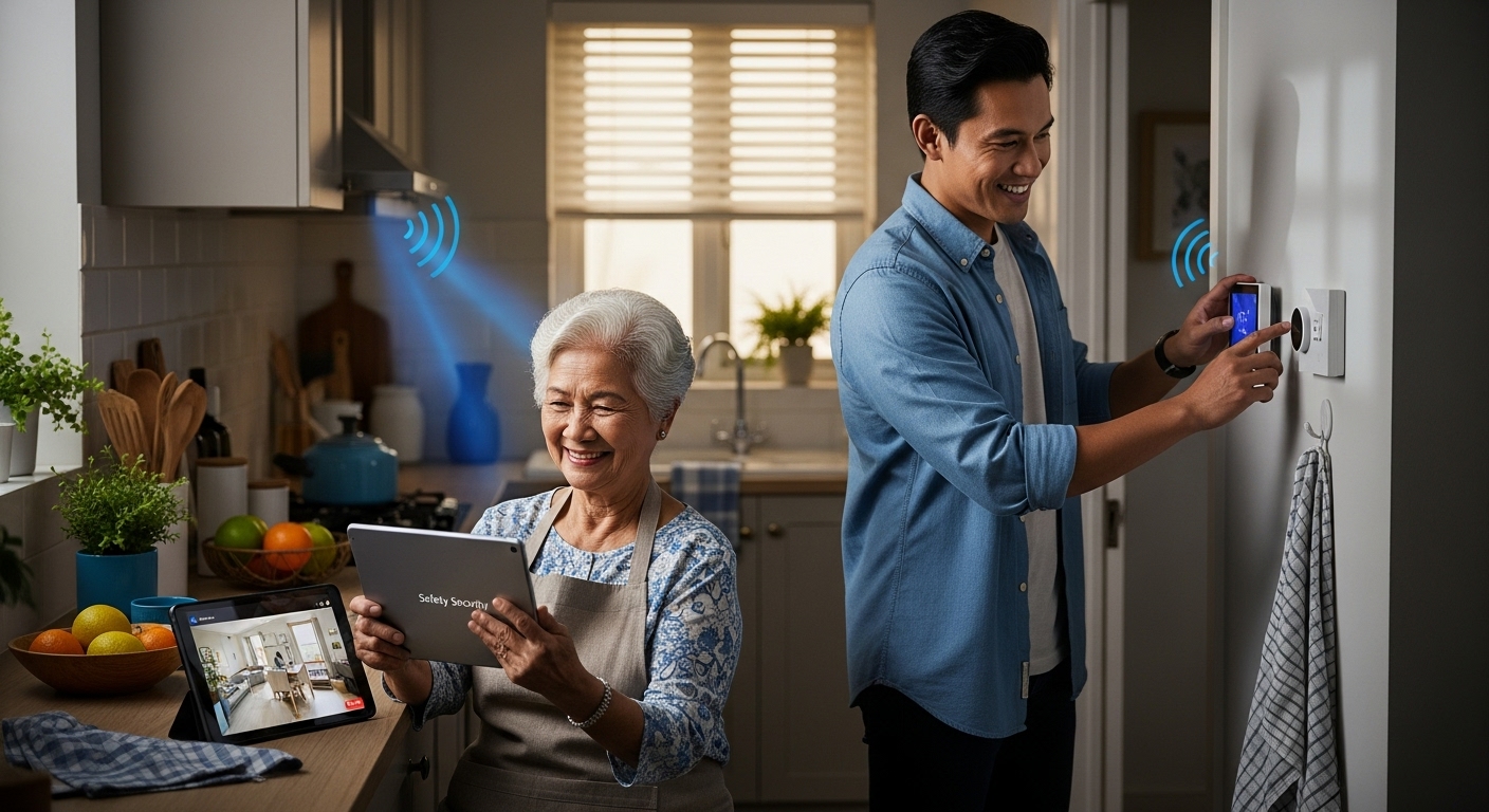 smart home security convenience image