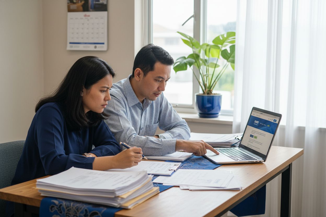 KWSP withdrawal paperwork Malaysia