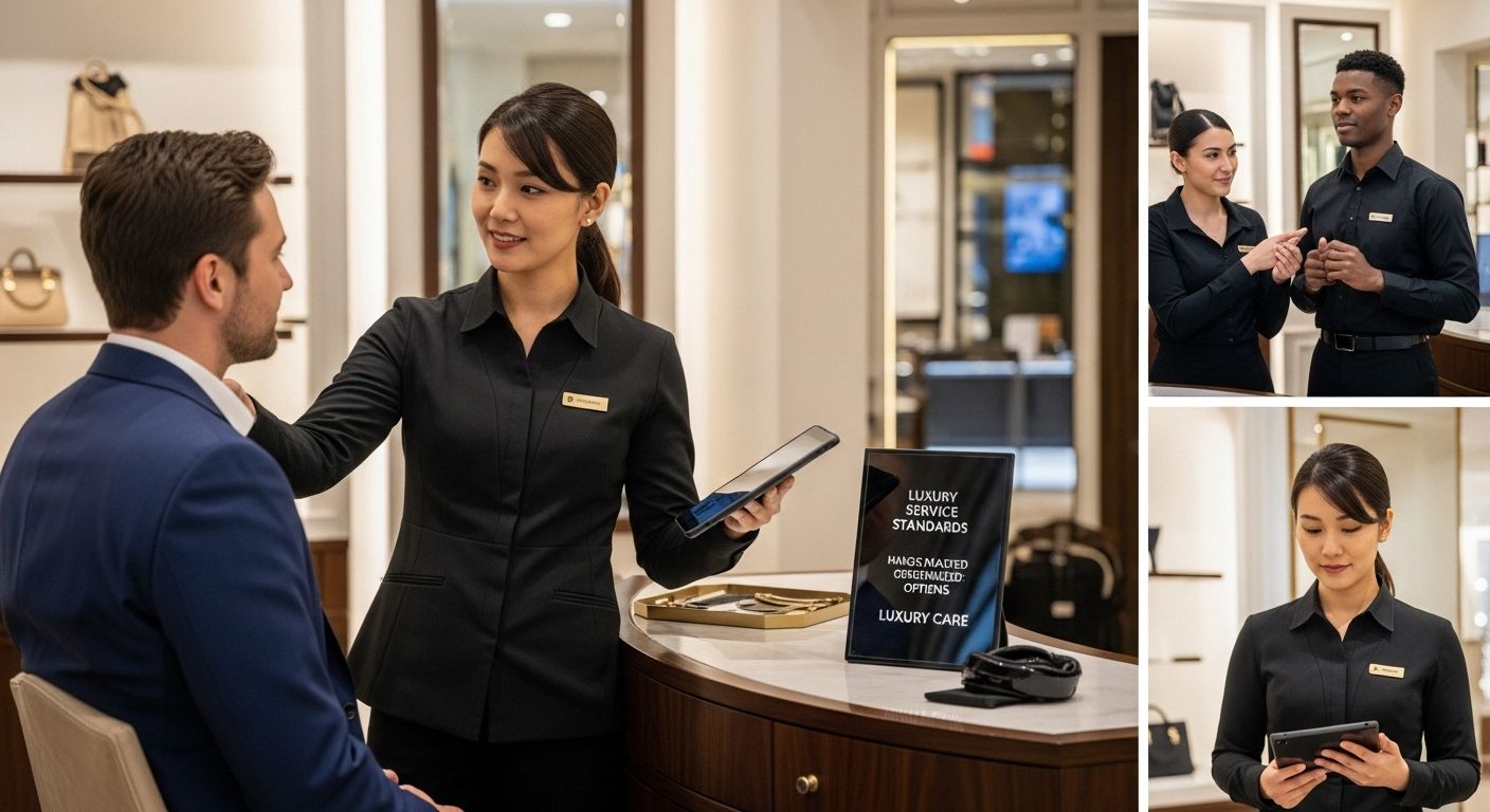 luxury service staff training