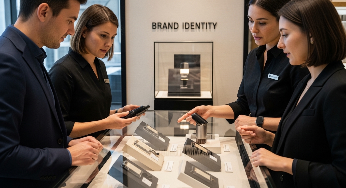 luxury brand identity detail
