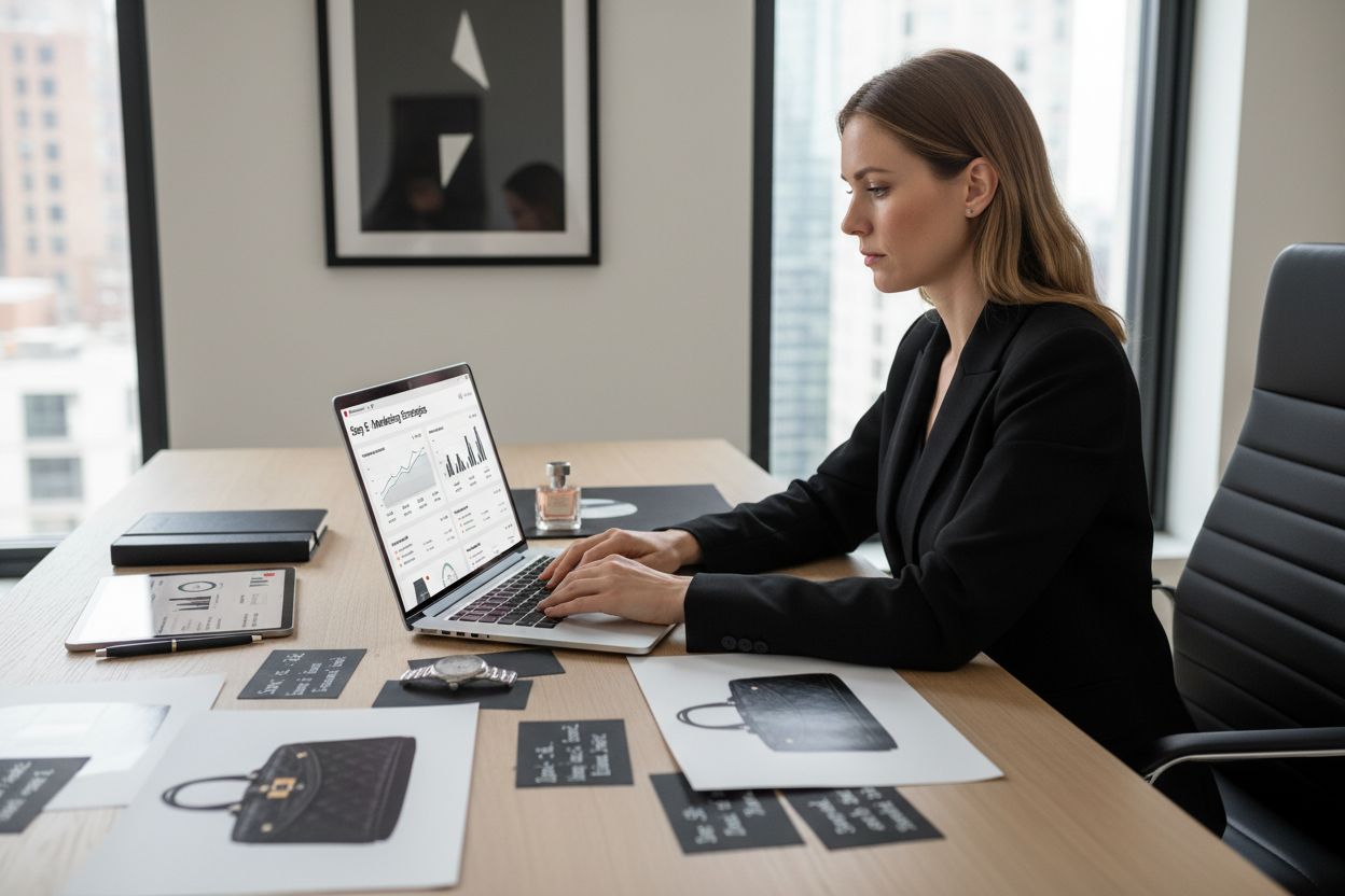 luxury brand marketing workflow