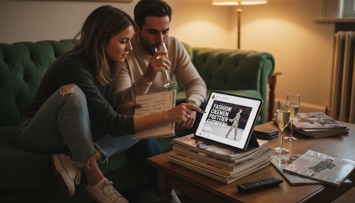 Friends react to influencer luxury brand story