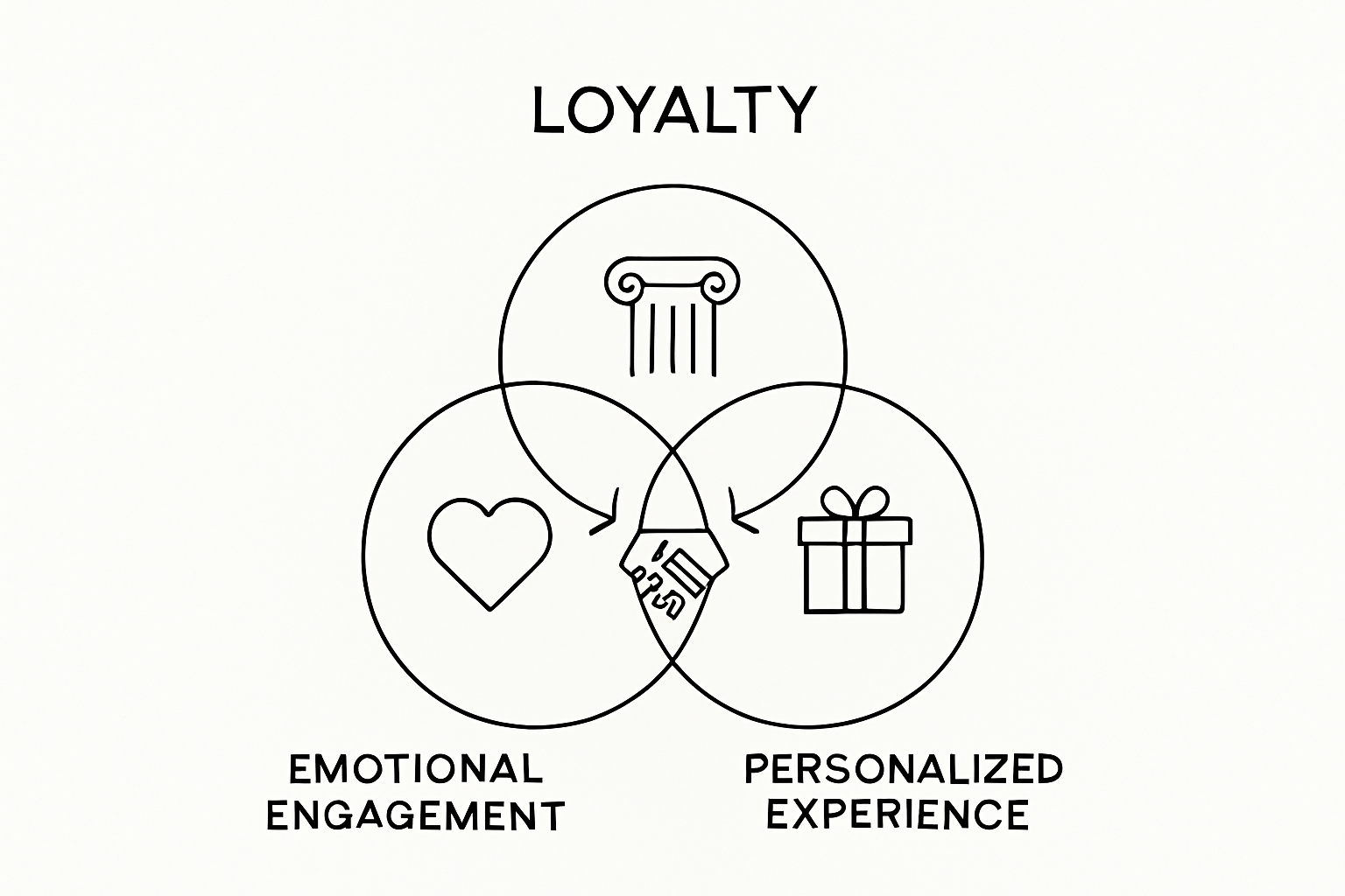 Infographic comparing luxury loyalty drivers