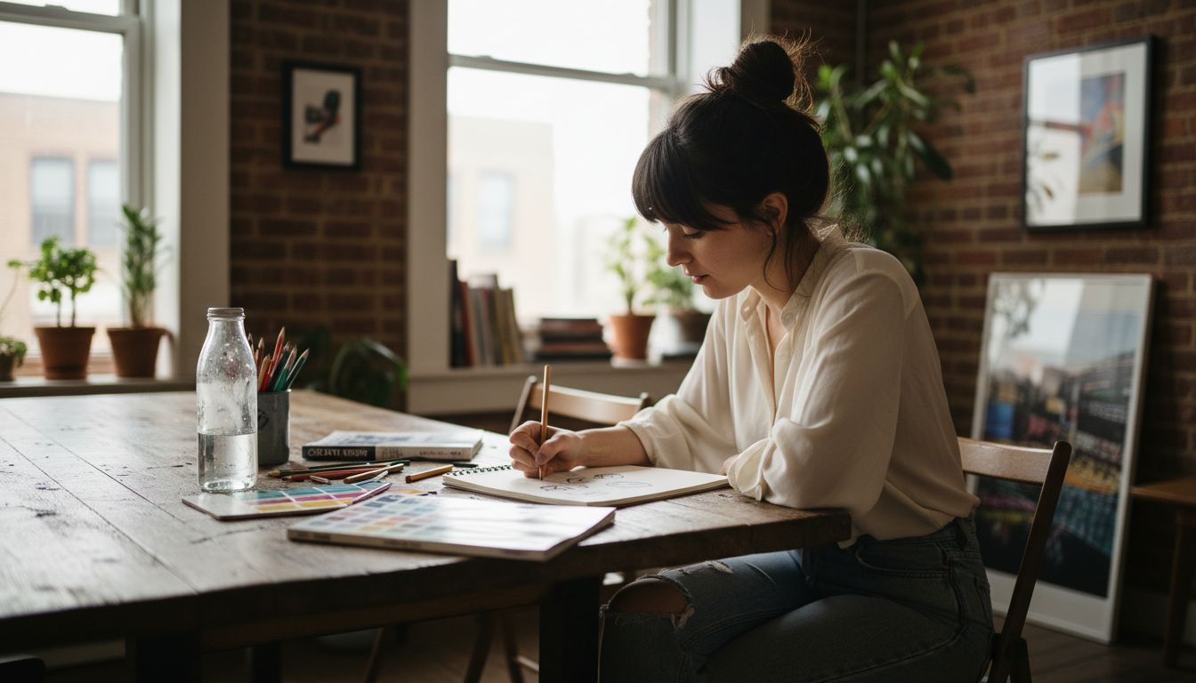 Master the Fashion Branding Workflow for Premium Brands Designer sketching luxury visual identity