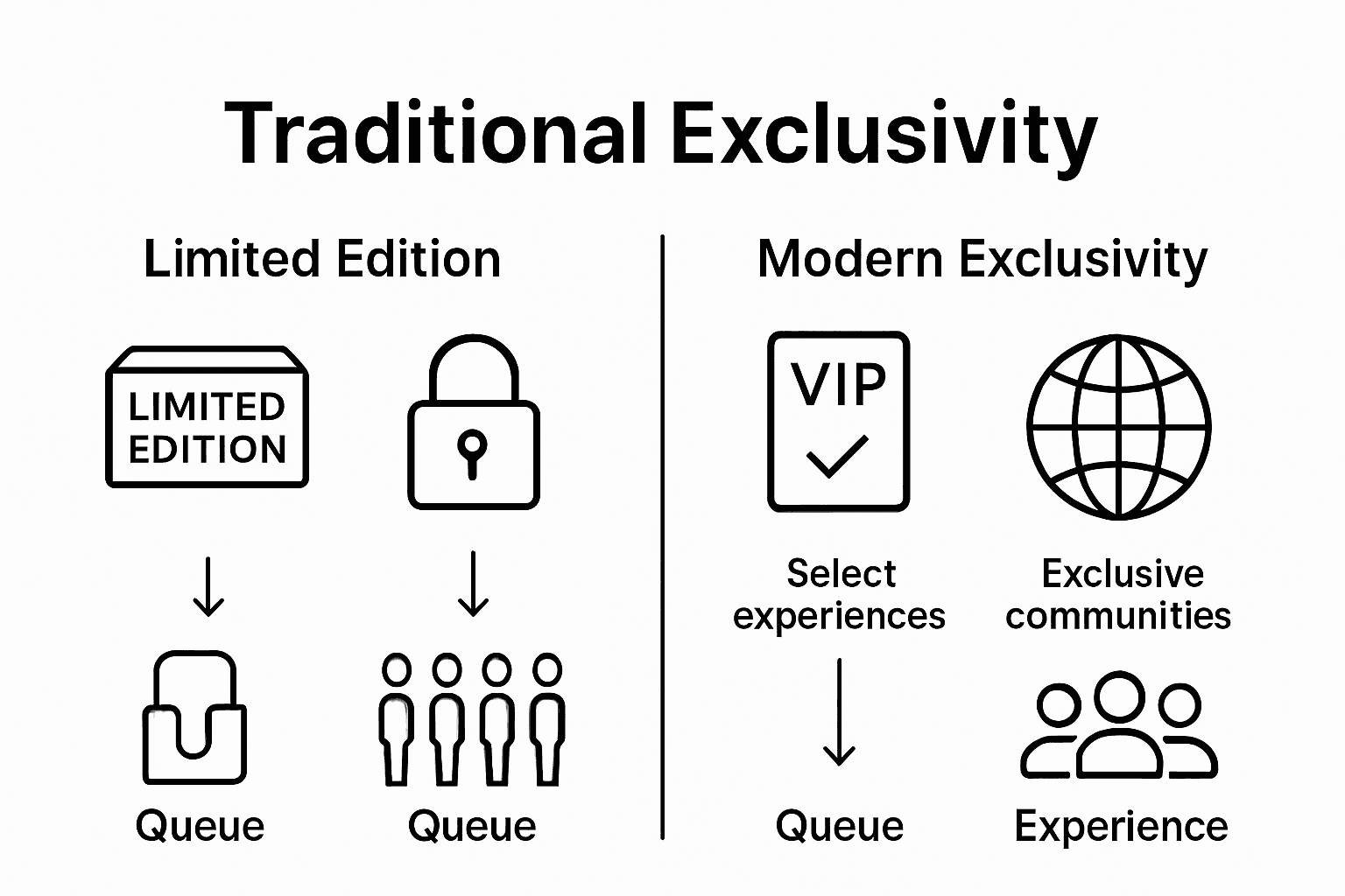 Comparison of traditional and modern exclusivity strategies