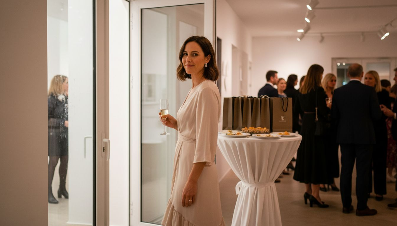 Ambassador welcomes guests at luxury launch event