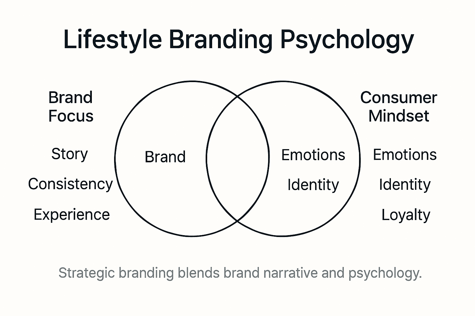 Infographic on brand psychology and consumer affinity