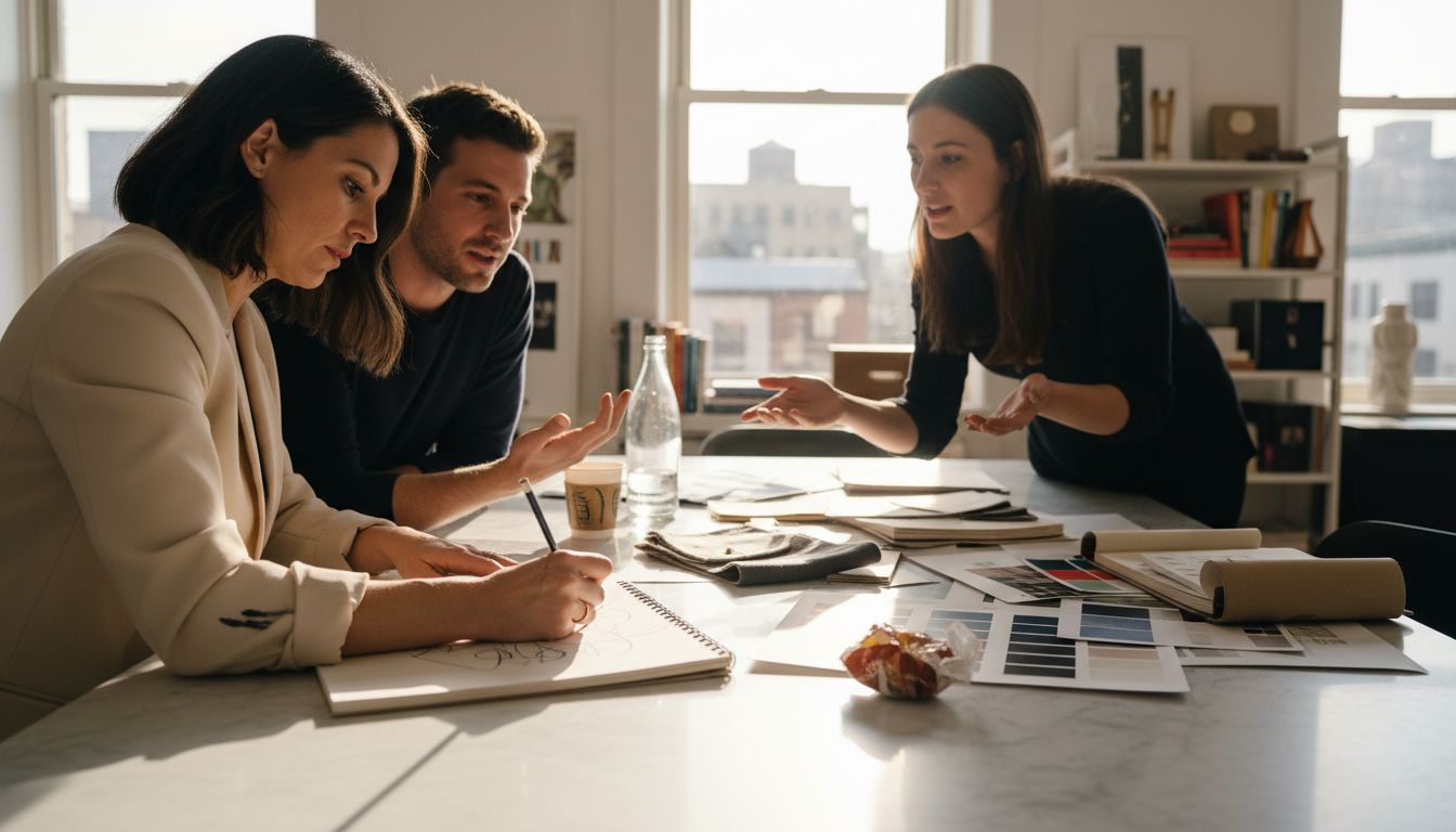 Creative team designs luxury experience concept