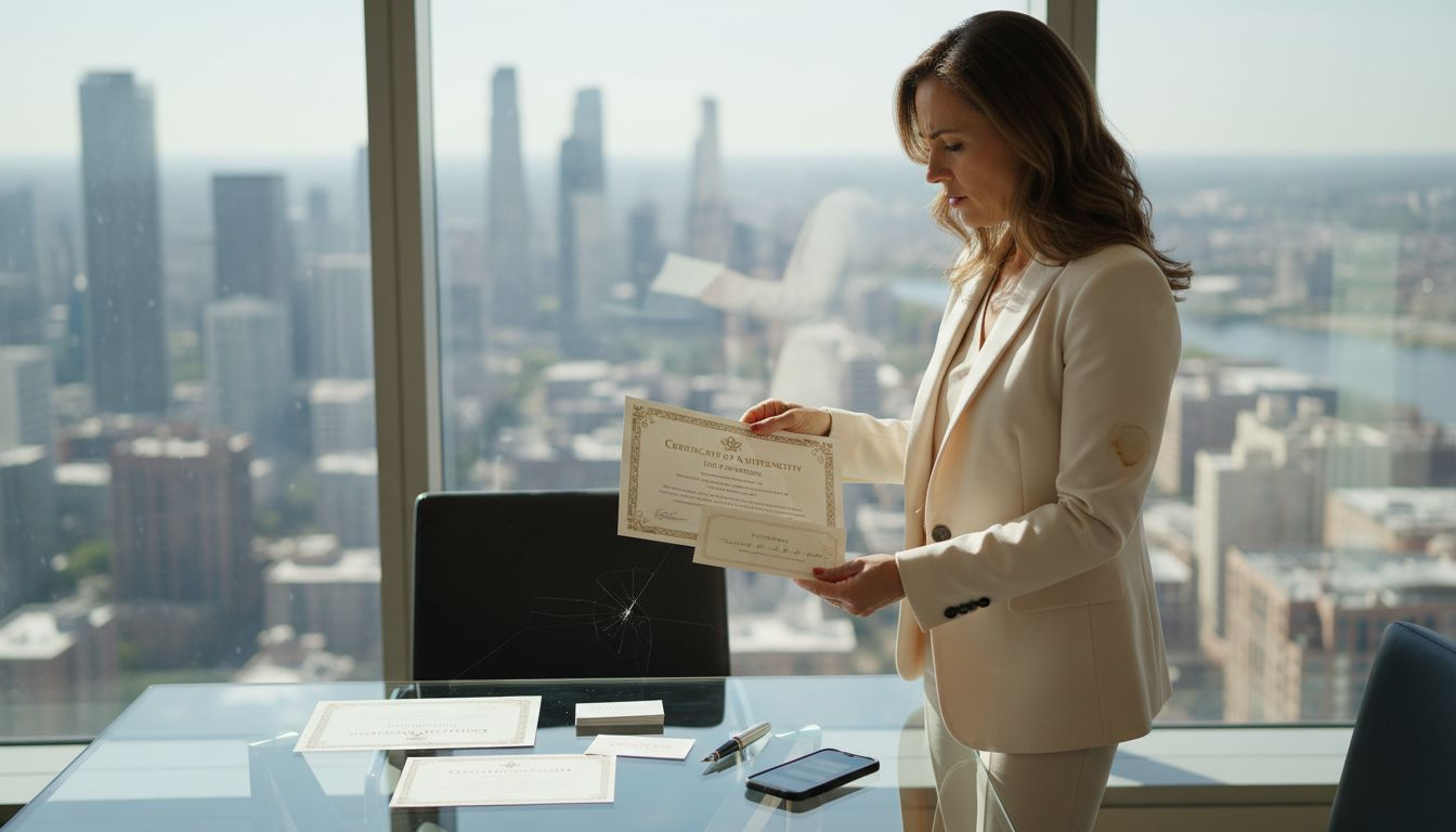 Brand manager verifies luxury trust signals