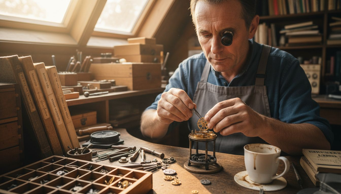 Role of Exclusivity in Branding: Elevating Luxury Value Craftsman assembling luxury watch by hand
